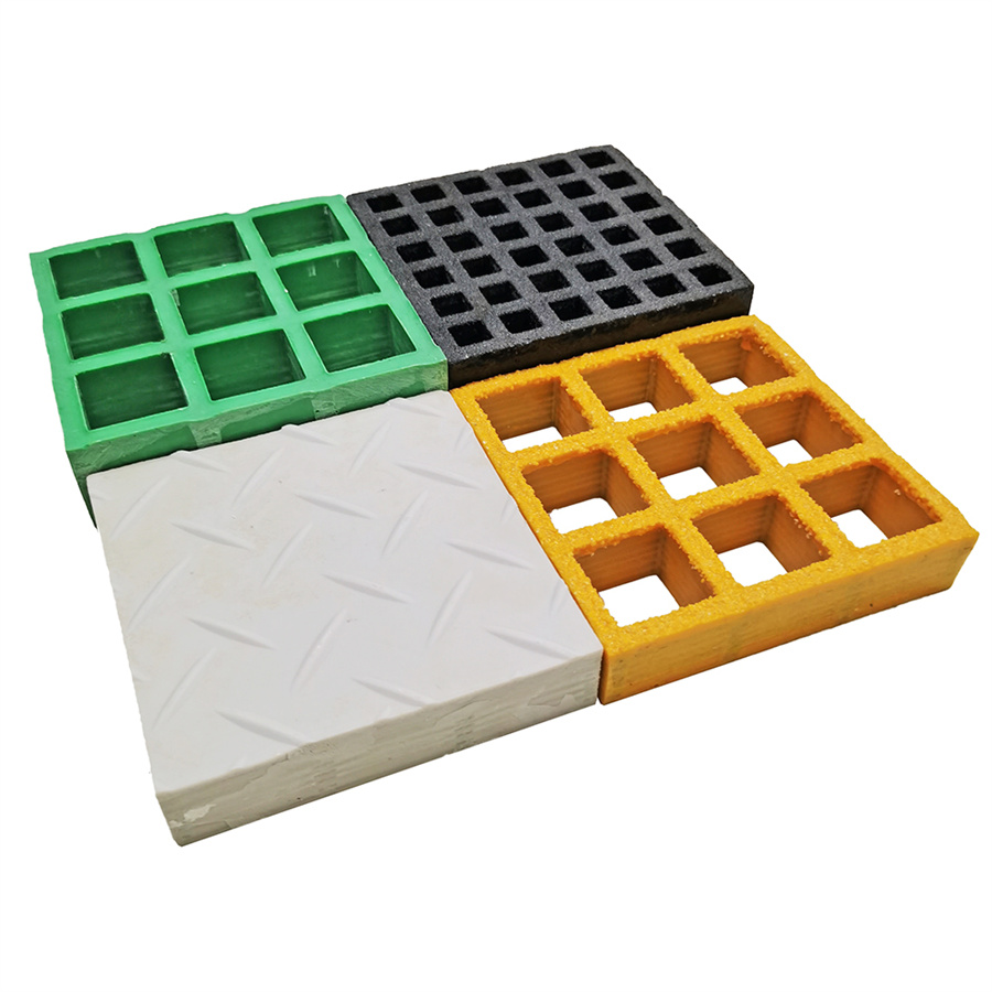 Moulded Mesh Fibreglass Reinforced Plastic Flooring Grating FRP Walkway Manufacturer