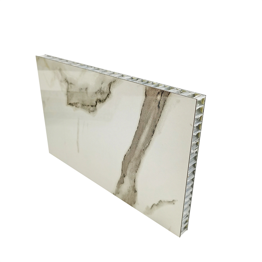 Honeycomb Composite Wood Stone Marble Grain Decorative Lightweight Wall Panels