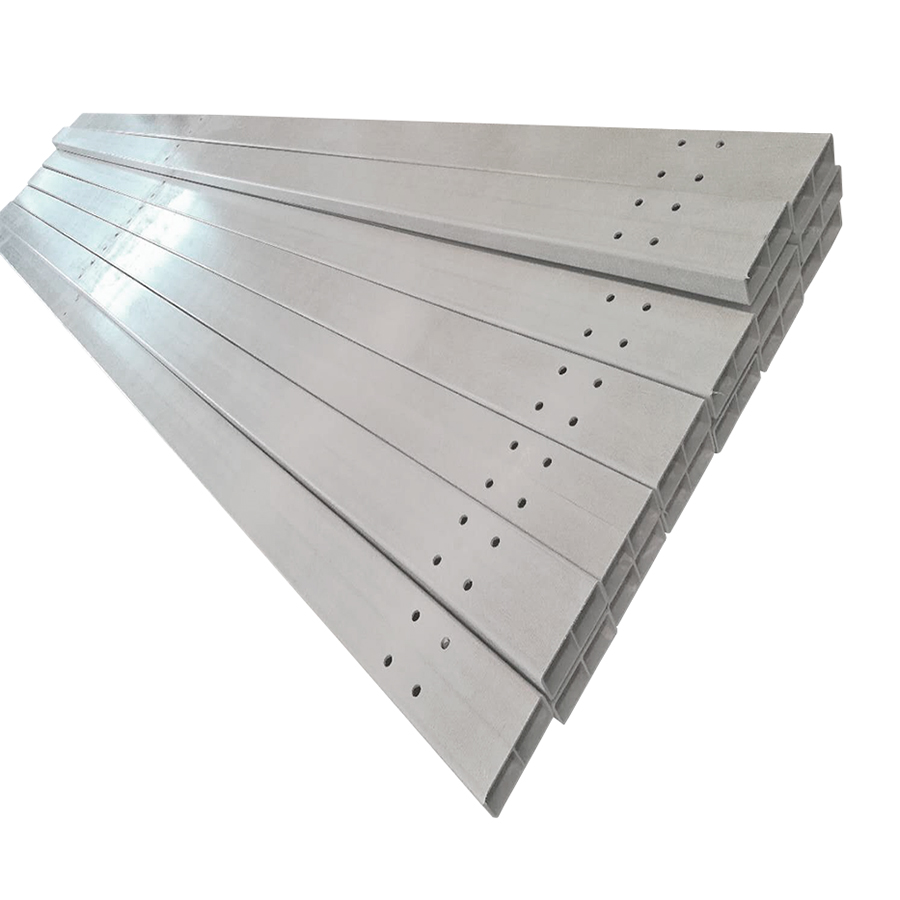 Anti Corrosion Pultruded Crossbeam Fiberglass Reinforced Plastic FRP GRP Roof Profiles