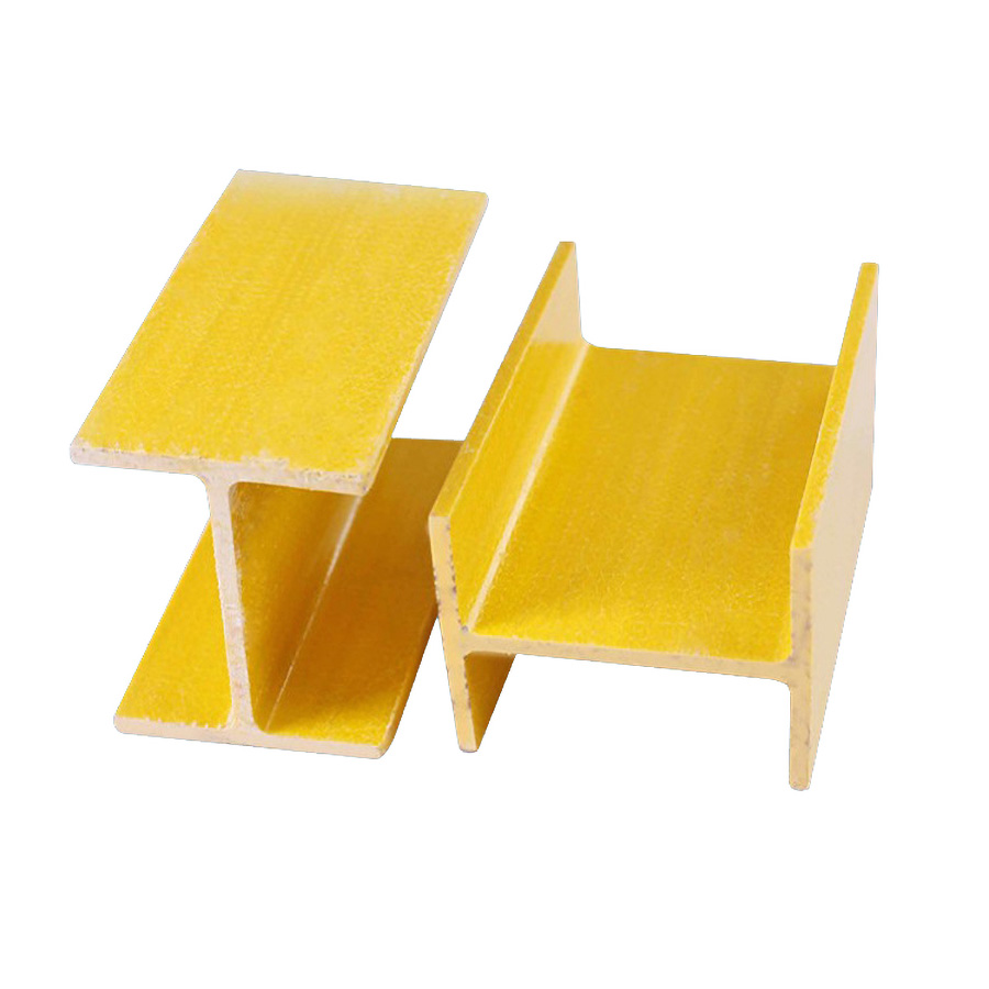 Corrosion Resistant Pultruded I H Sections Fibreglass Reinforced Polyester GRP Structural Beam