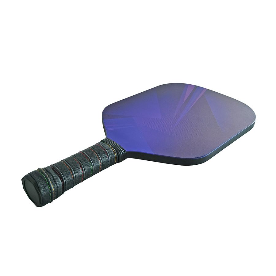 Best Cheap Lightweight Fiberglass Composite Long Handle Rimless Edgeless Pickleball Rackets For Sale