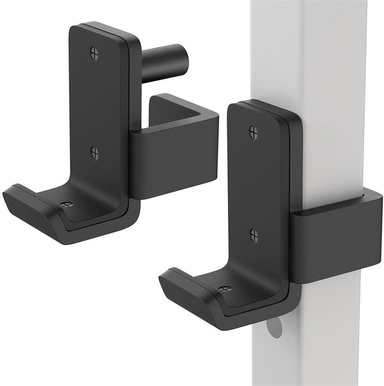 Tubo de acero sólido con ganchos en forma de J, accesorio para rejilla de sentadillas con orificio para jaula de alimentación, soporte para barra con gancho en J para rejilla eléctrica