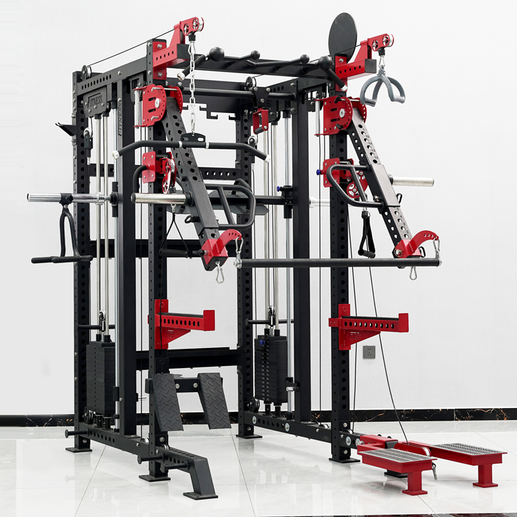 China Multi function squats training machine Smith Commercial multi functional Smith Machine manufacturer