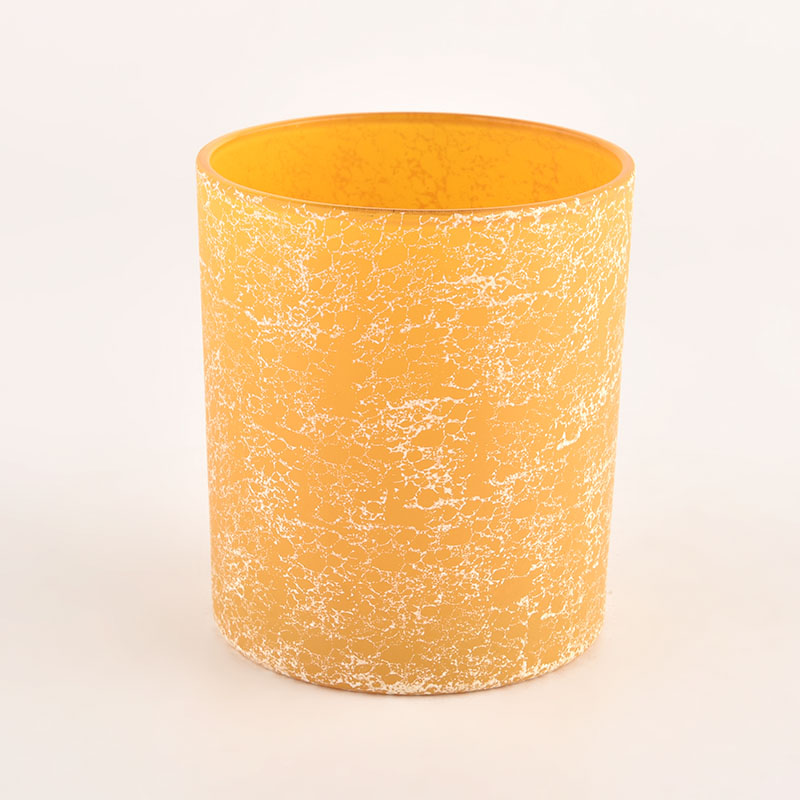 Wholesale custom luxury fancy design home decoration glass candle jar