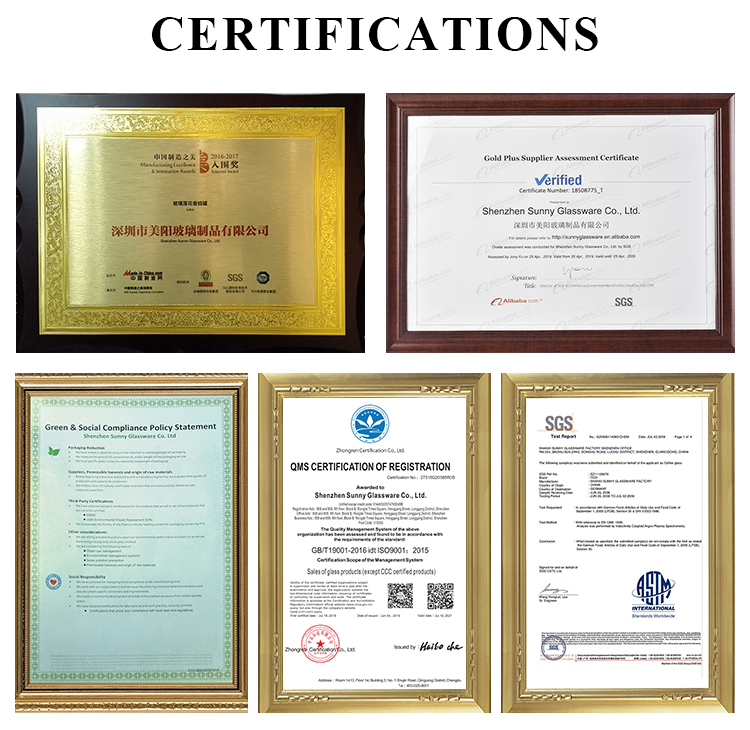 Decorative candle jars wholesale glass containers from Sunny Glassware