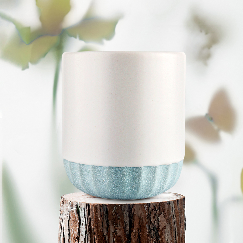 Wholesale luxury home decorative jar candle ceramic candle jars with lid