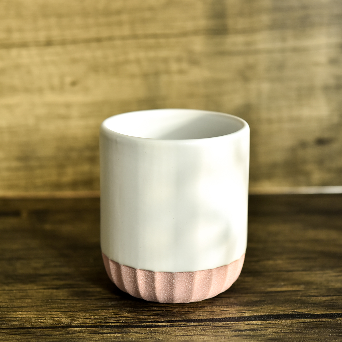 Luxury decorative ceramic candle jars with lid for candle making wedding decor