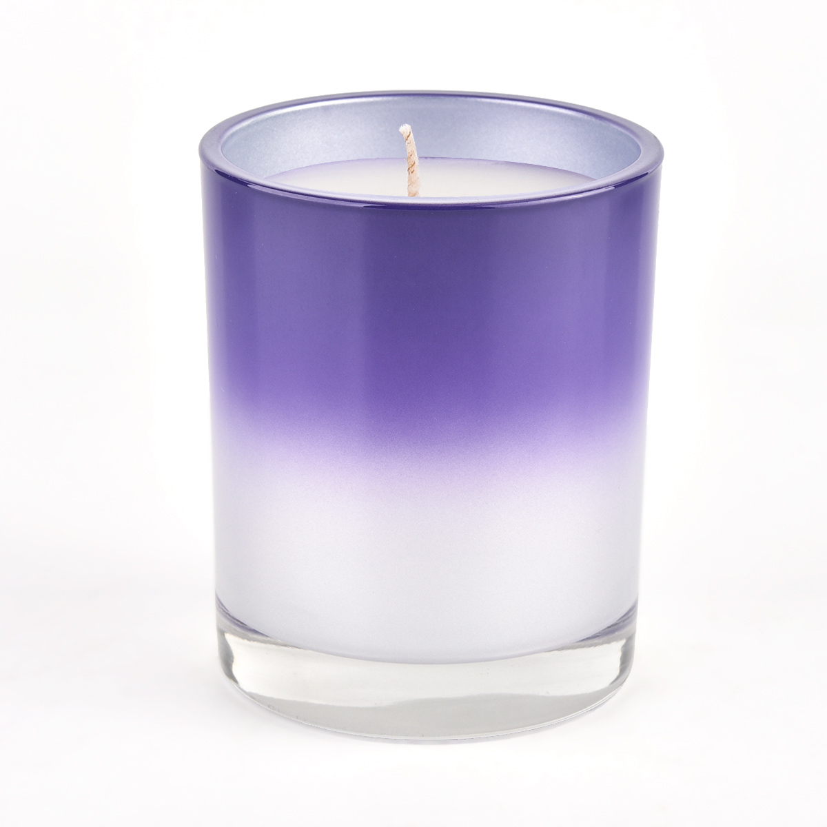 Gradurated color decoration 10oz glass candle vessels