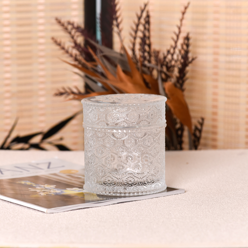 New 16oz glass candle vessels with daisy design effecting supplier