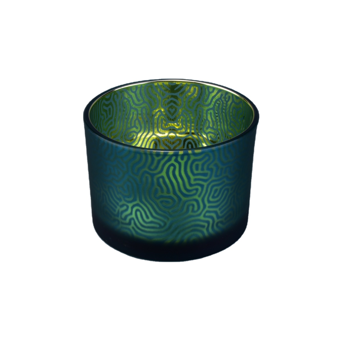 Sunny design custom electroplating luxury glass candle containers