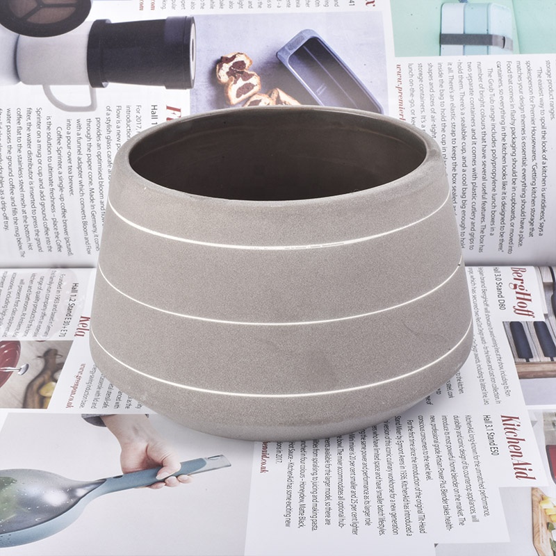 12 oz Matte candle container ceramic handmade candle vessels in bulk