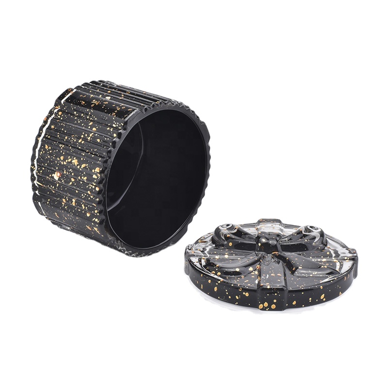 5oz Christmas gift decorated glass containers