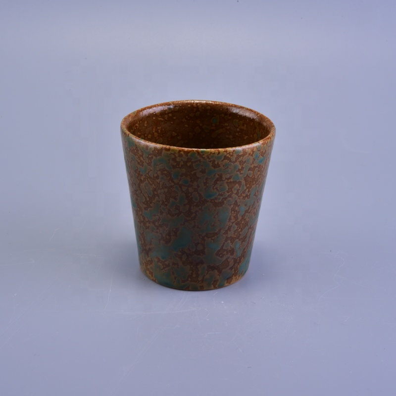 100ml Customized ceramic candle container for home decoration