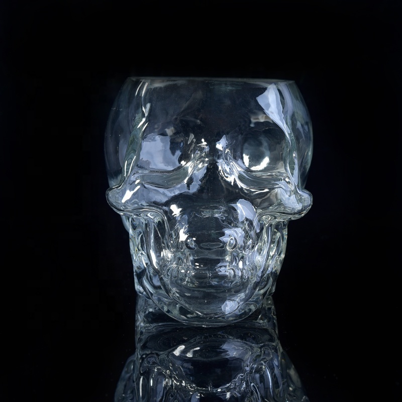 Transparent candle jar glass candle container supplier