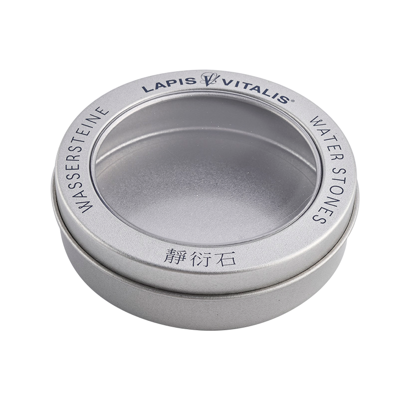 130ml  tin cylinder jar with  transparent lids empty home decoration for wholesale