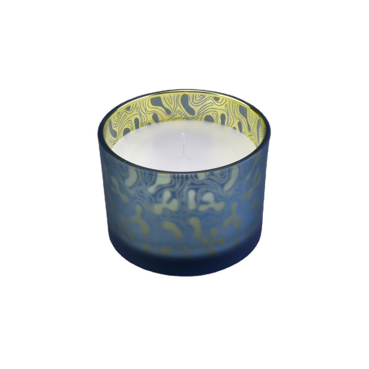 Hot sales frosted tealight luxury glass candle holders 8oz 10oz