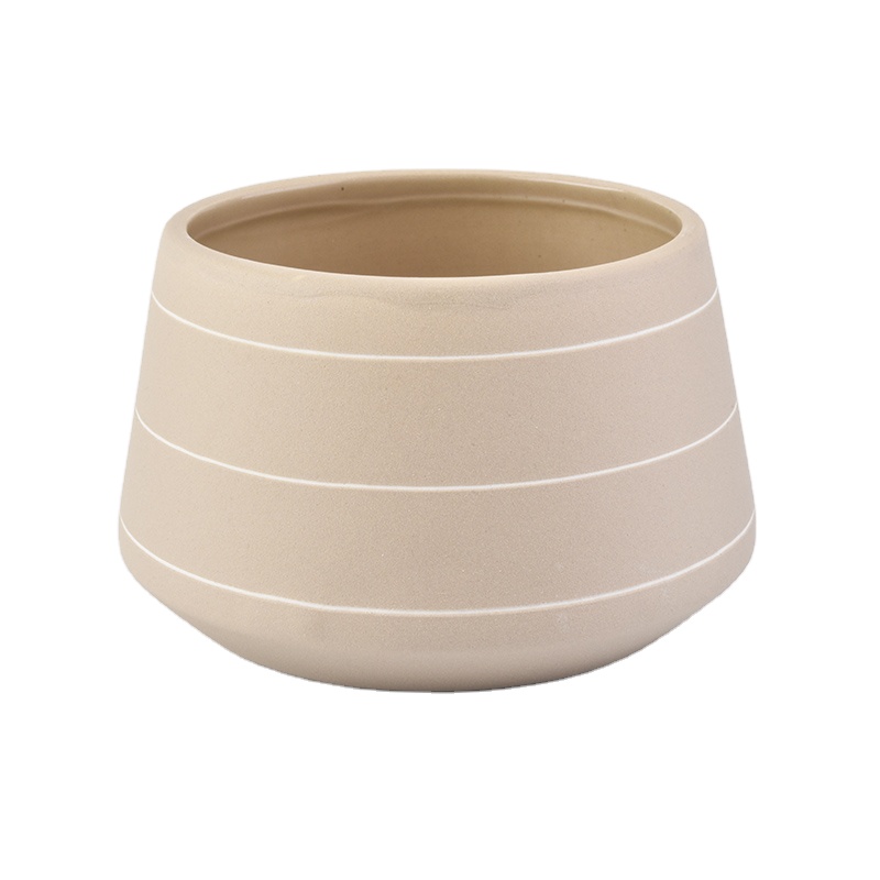 large size 20oz Ceramic candle holder  for home decoration