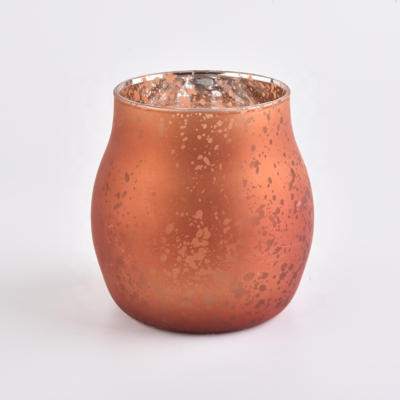 Hand made matte luxury candle glass holder containers 10oz 20oz