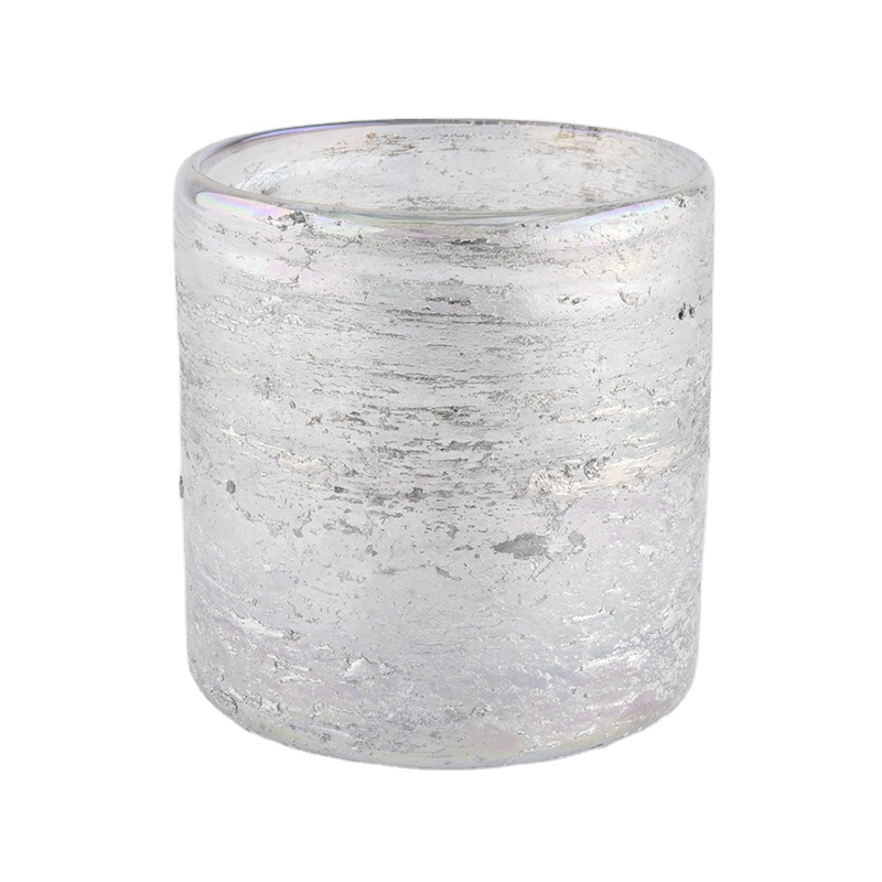 Sunny wholesales tealight silver glass candle jars 9oz 10oz 12oz