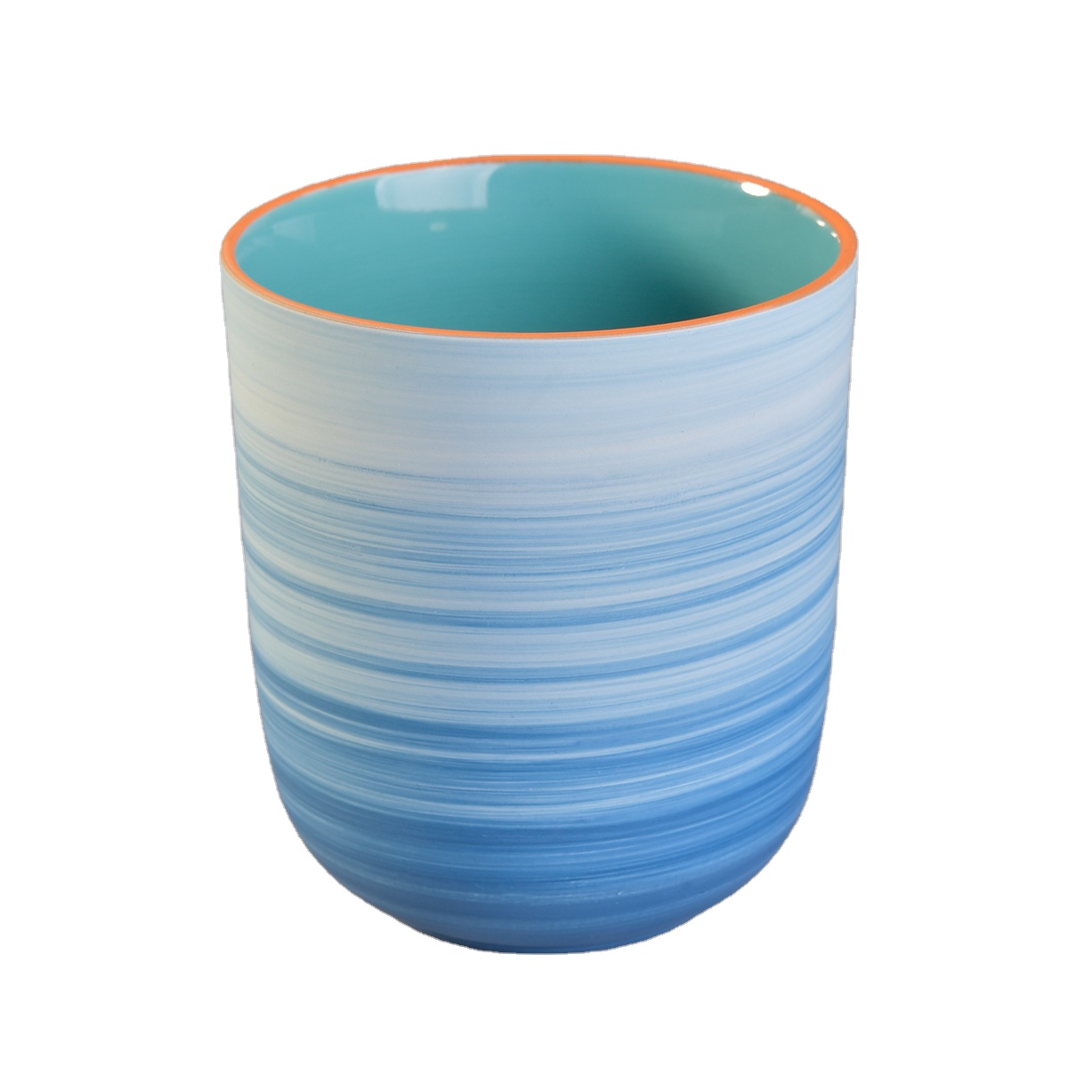 Wholesales antique matte custom decorative ceramic candle jars