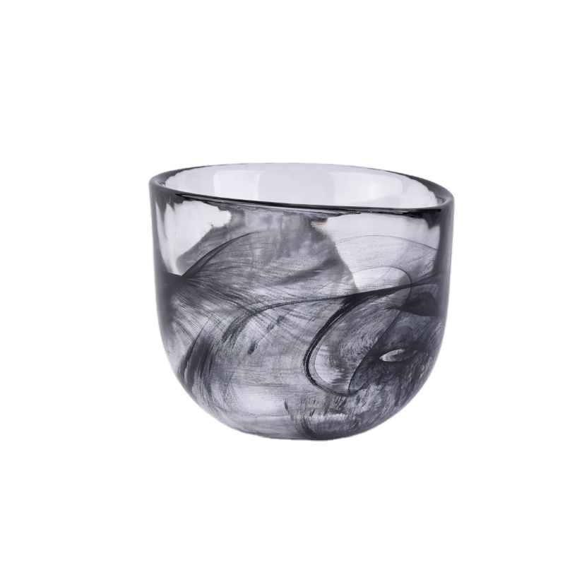 Empty hurricane votive glass candles holder home decoration
