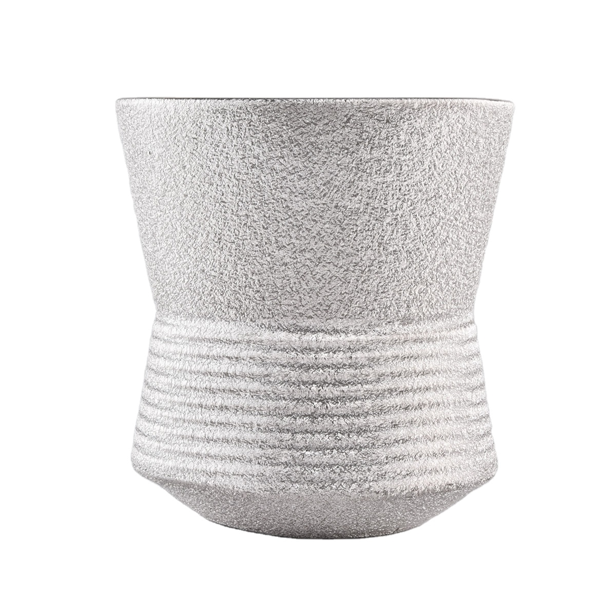 Glazing Ceramic Candle Holders with Natural Bottom