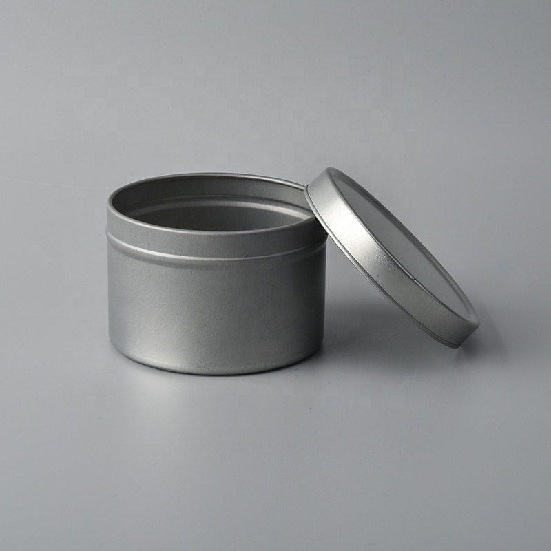 Suppliers silver metal candle jar with lid wedding decoration