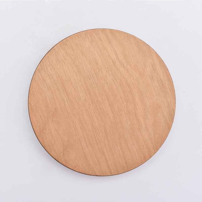 Red round cork lids for candle vessel coffee cup wholesale