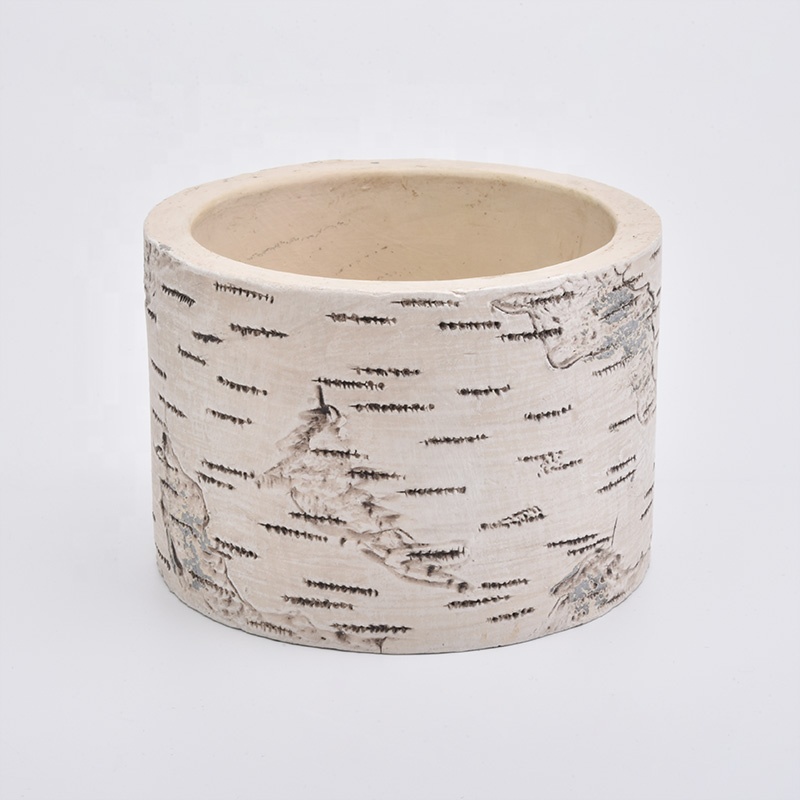 300ml Vintage concrete candle jar in bulk