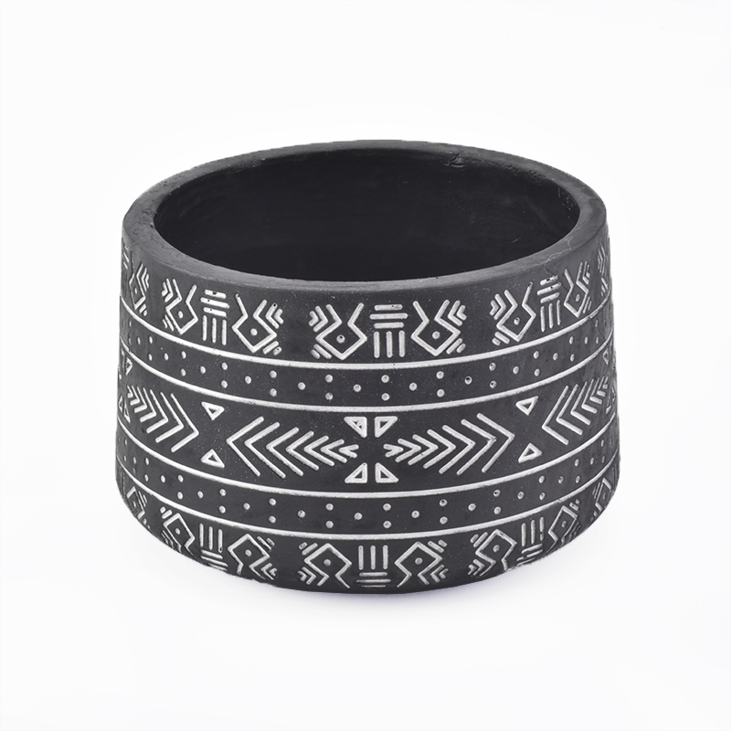 Customized Home Decorative 900ml Empty large size Ceramic Candle Holder