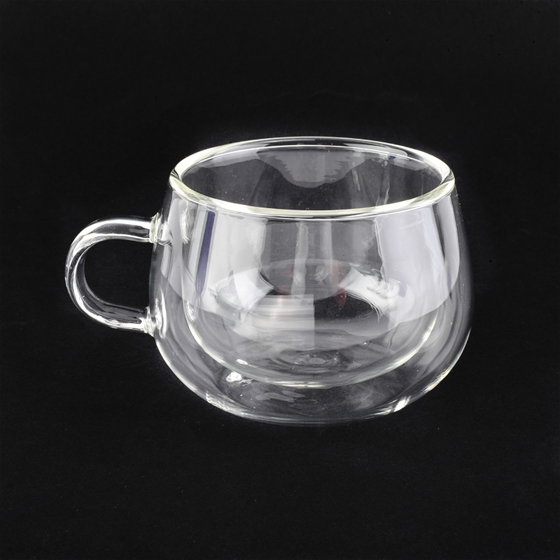 150ML double wall wholesale glass vessel for home decoration