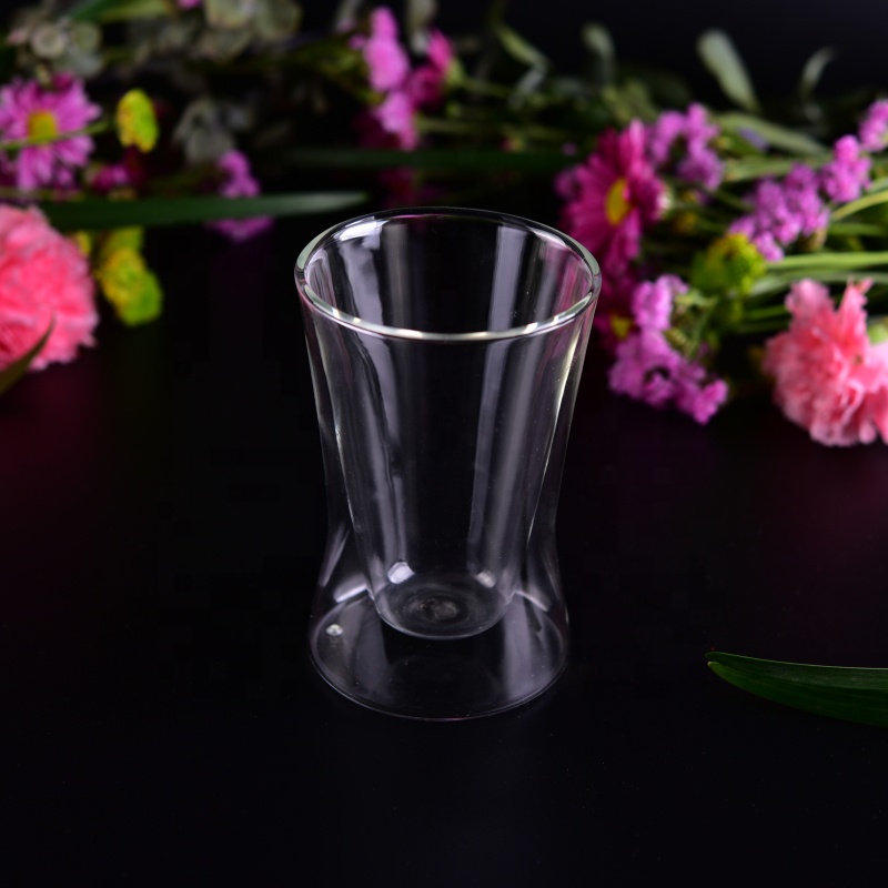 Customized juice Glass cup wholesale double wall water mugs drinkware type
