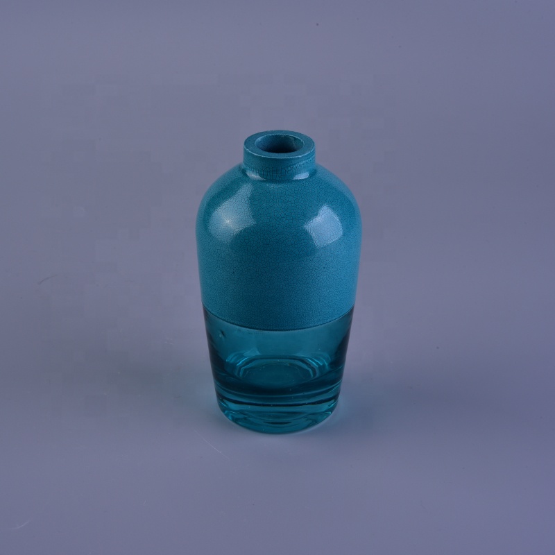 Personalized glass wick oil diffuser bottle fragrance home decor wholesales