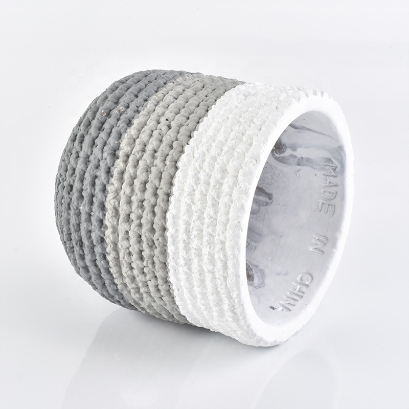 510ml Cylinder candle container concrete candle holder wholesales