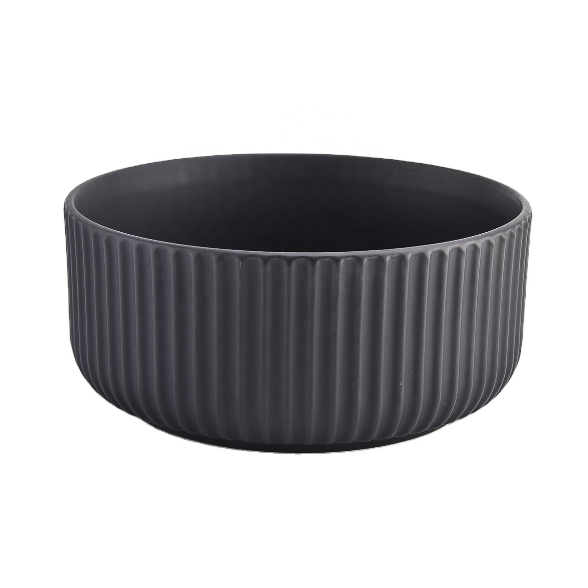 matt black ceramic candle holder luxury empty candle ceramic