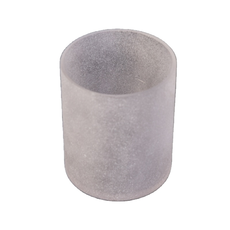 Coarse feeling luxury glass candle jar wholesale home decoration