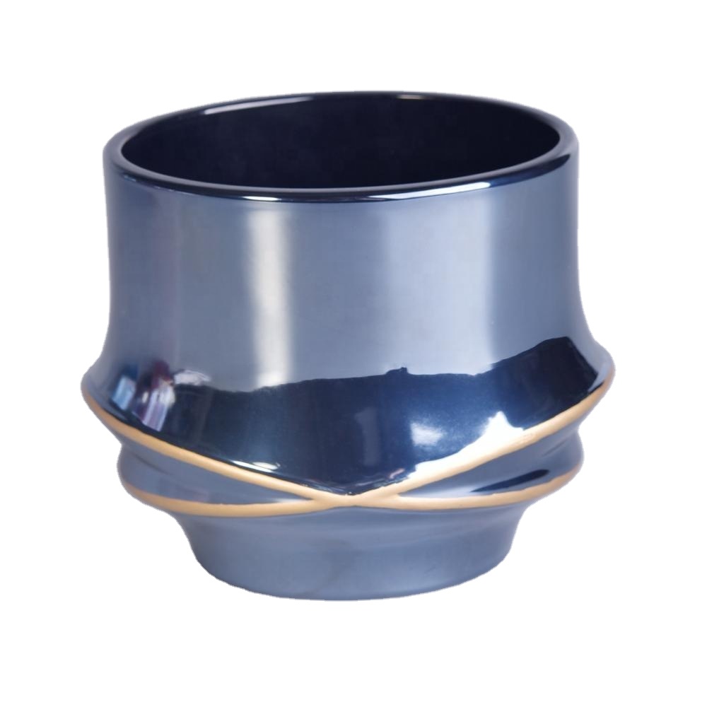 Home decoration new design custom luxury candle glass holder