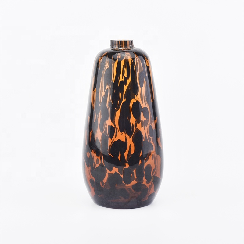 Fragrance mable high round ceramic reed aroma diffuser flower bottle Aromatherapy home decor wholesale