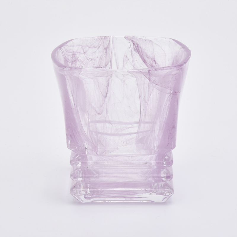 hot sale luxury pink candle jar in Sunny Glassware