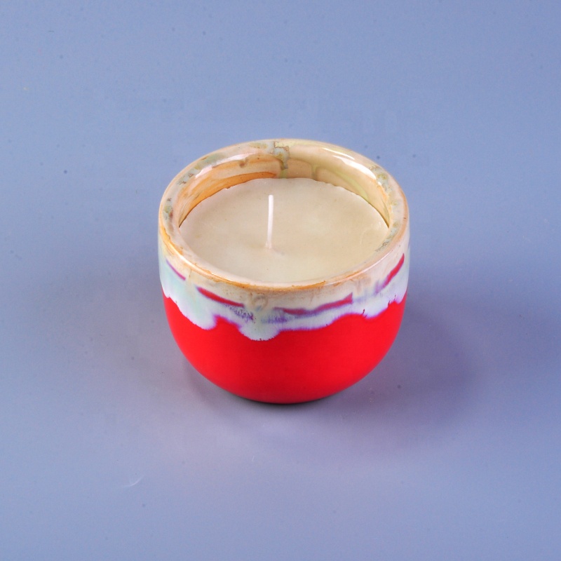 8oz 10oz 12oz Sunny new design votive ceramic candle holder