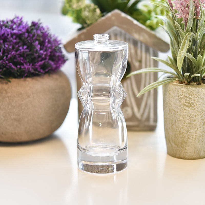 Luxury customized high double wall glass perfume bottle wholesale