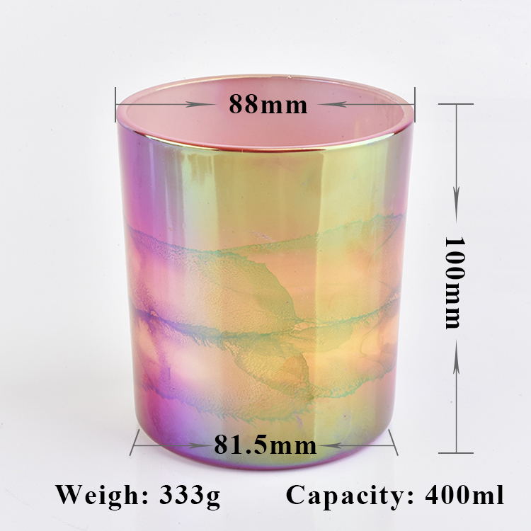 Clear cylinder candle vessel glass candle jar tumbler wedding decor in bulk