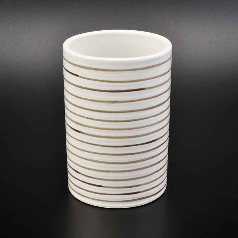 4ps oval ceramic bathroom accessories set, white toothbrush holder soap dish with stripe pattern home decor 