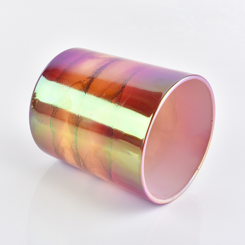 Clear cylinder candle vessel glass candle jar tumbler wedding decor in bulk
