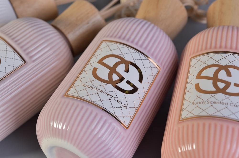 Fragrance ceramic reed aroma diffuser bottle Aromatherapy volatile rod for home decor wholesale