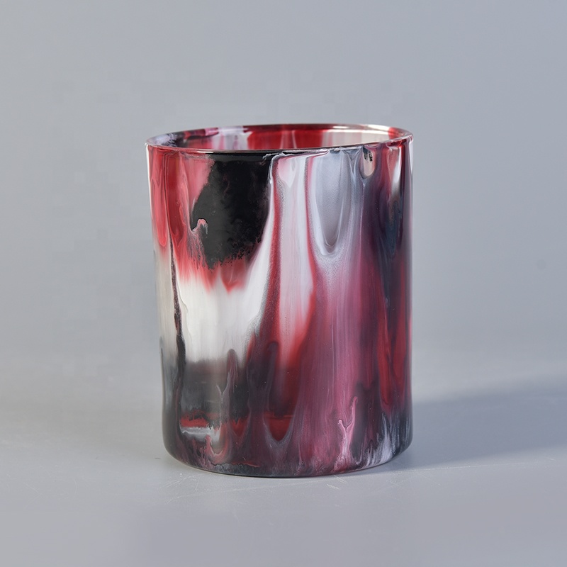 Heat resistant Custom glass candle vessel wholesales