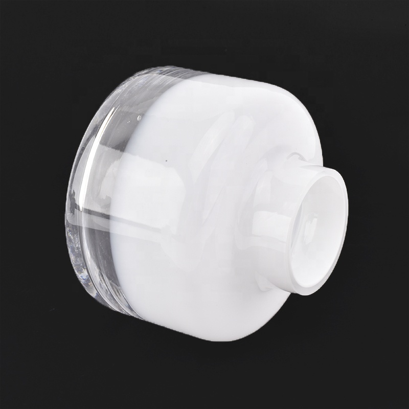 Fragrance mable round ceramic reed aroma diffuser flower bottle Aromatherapy living room decor wholesale