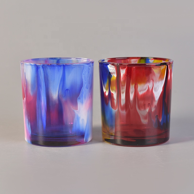 Heat resistant Custom glass candle vessel wholesales