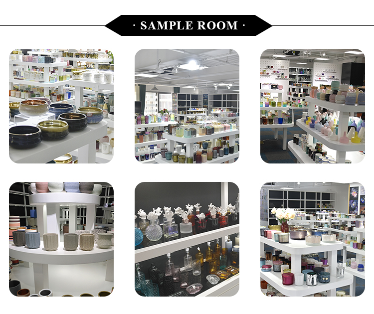 Luxury round glass oil bottle diffuser fragrance aromatherapy double wall home decoration