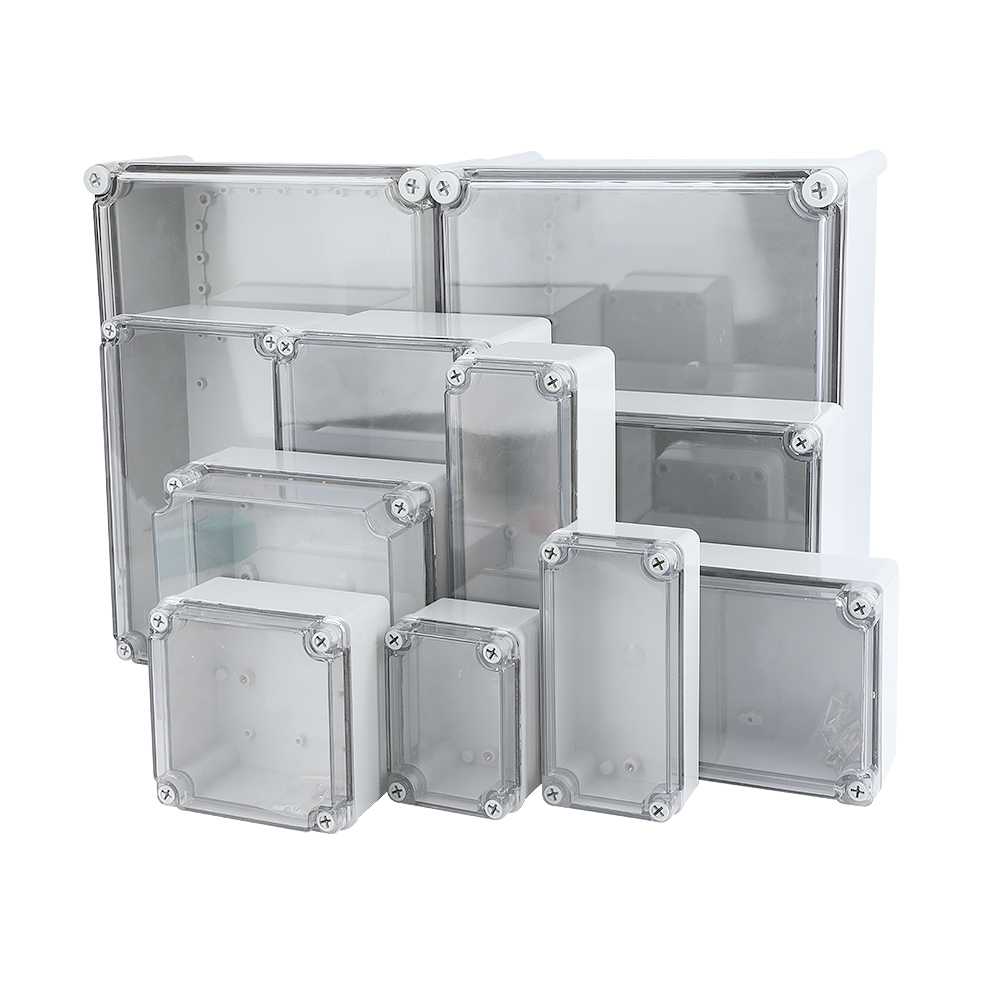 Kleine Leiterplattenbox IP67 wasserdichte Elektrokasten Elektrische Leistungsschalter Kunststoffgehäusemontage platte industrielle elektrische Produkte